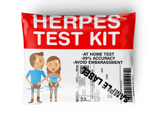 Herpes Test Kit Prank Package